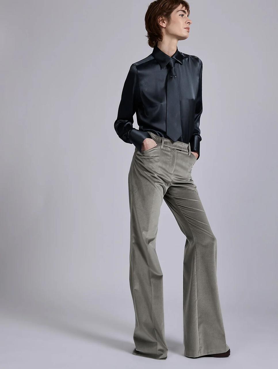 Pantalon velours gris