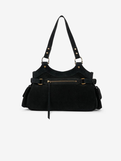 Sac « BB re-edition «  en daim noir
