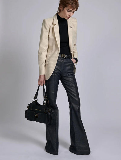 Sac « BB re-edition «  en daim noir
