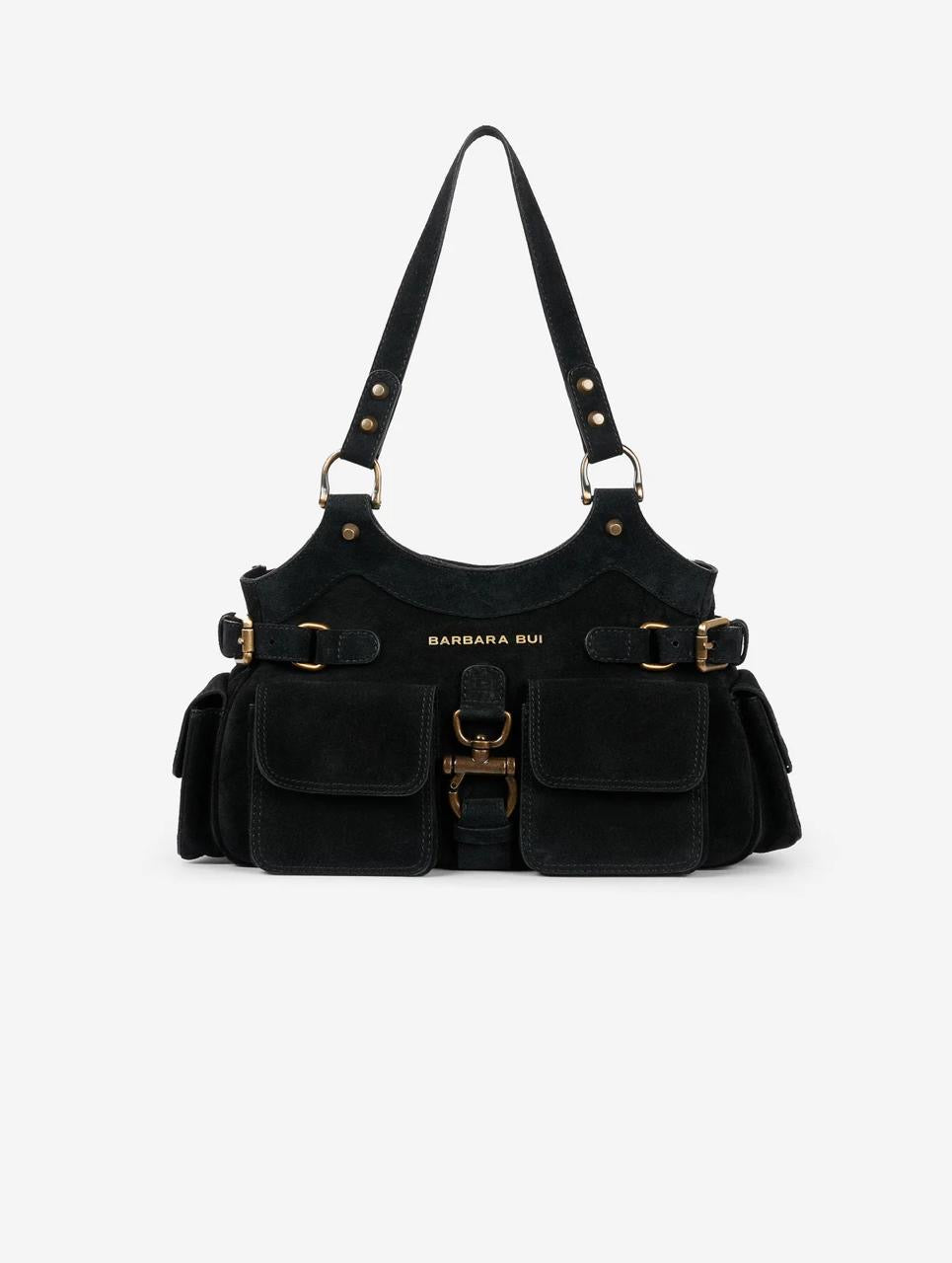 Sac « BB re-edition «  en daim noir