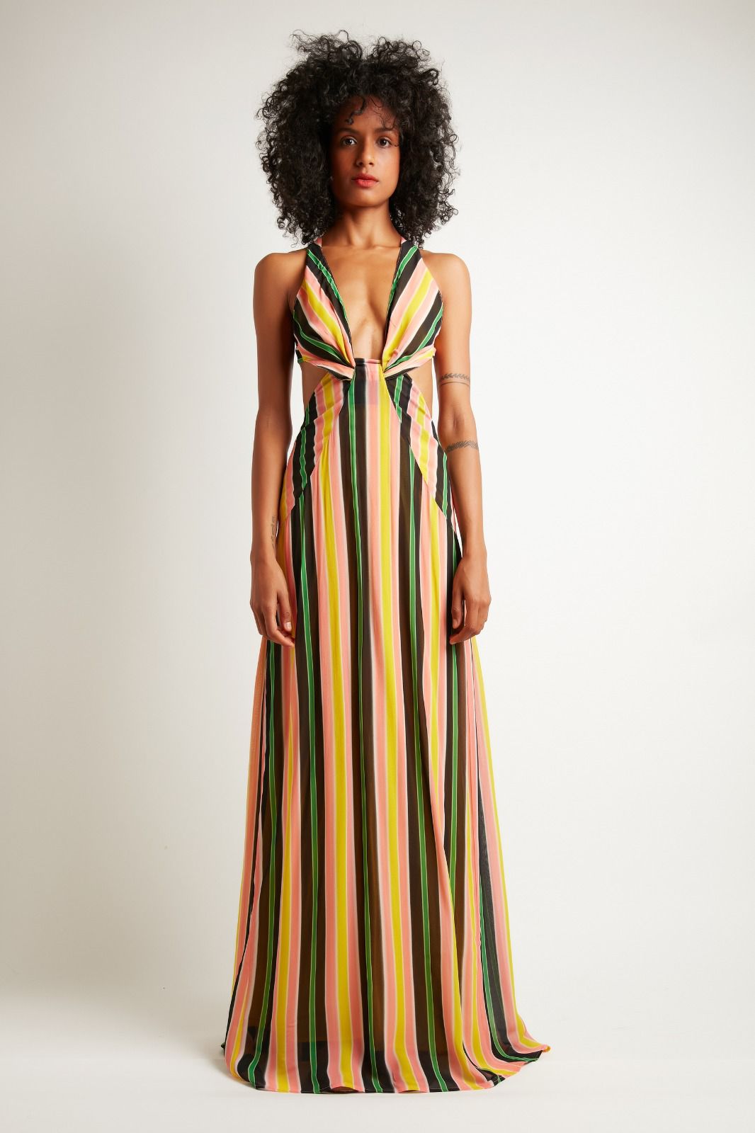 Robe dos nu en viscose
