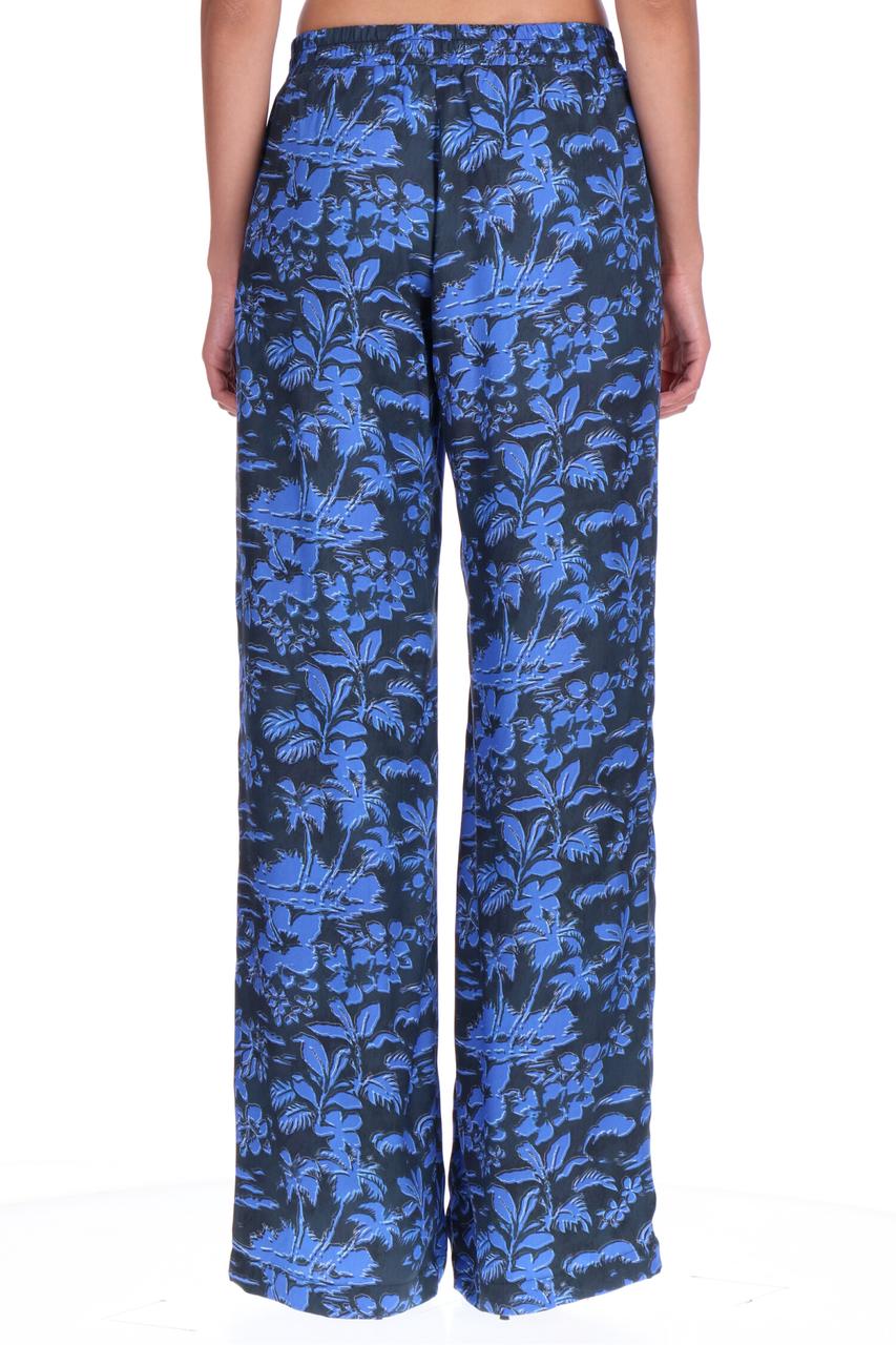 Printed pants in viscose