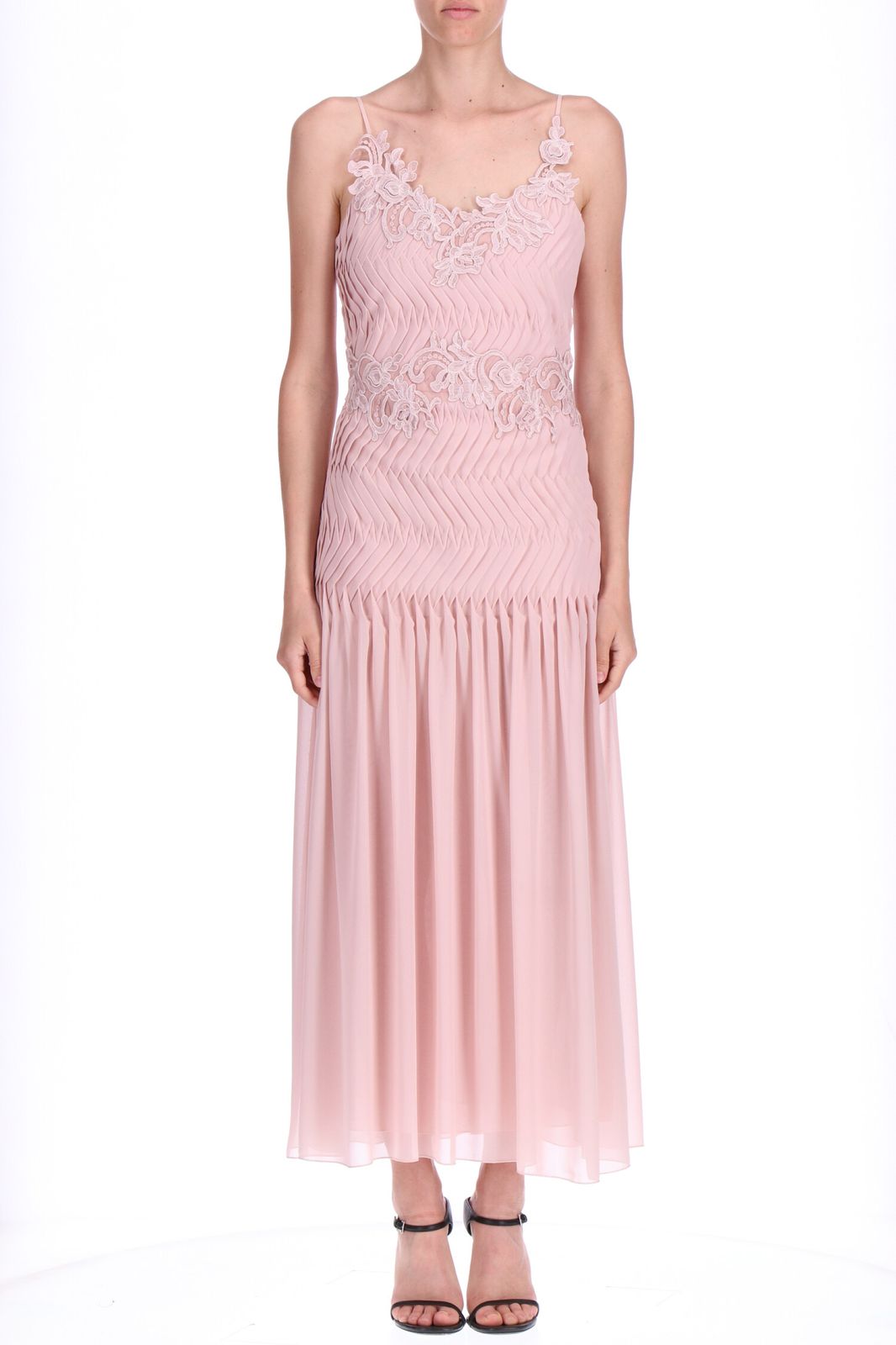 Pink lace dress