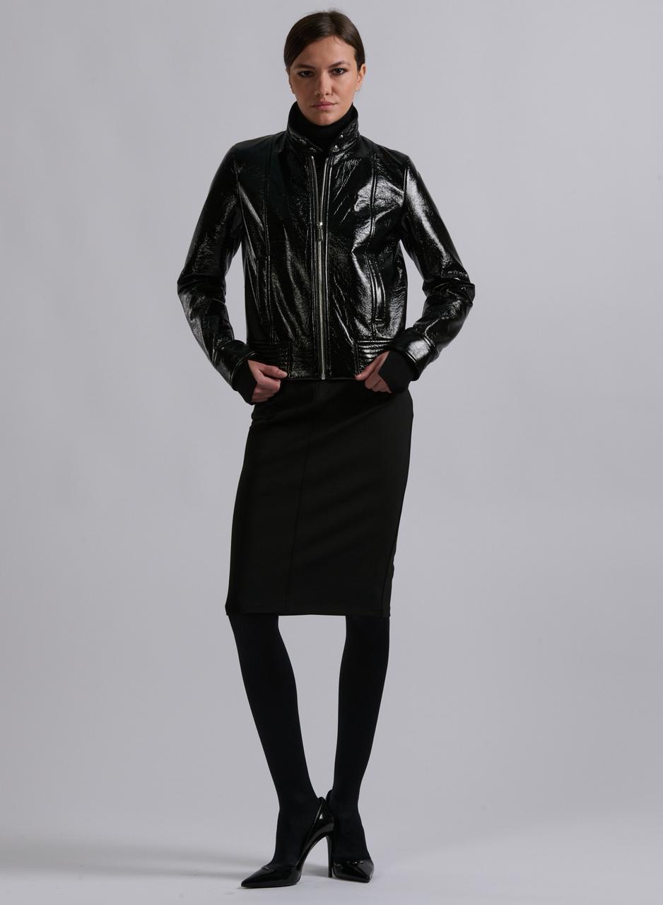 Blouson motard façon naplack